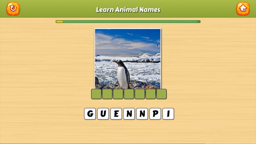 Learn Animal Names ภาพหน้าจอ 1