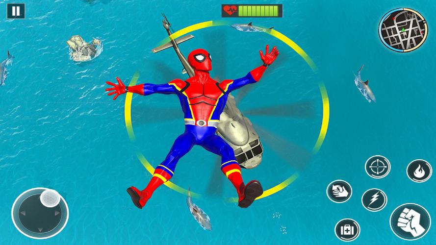 Robot Spider Hero Spider Games ဖန်သားပြင်ဓာတ်ပုံ 3