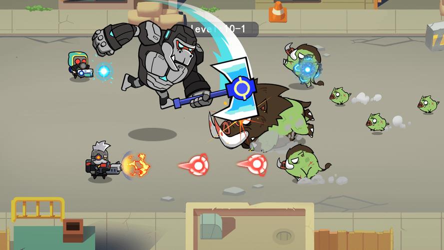 Schermata Merge Mech vs. Zombie Brawl 3