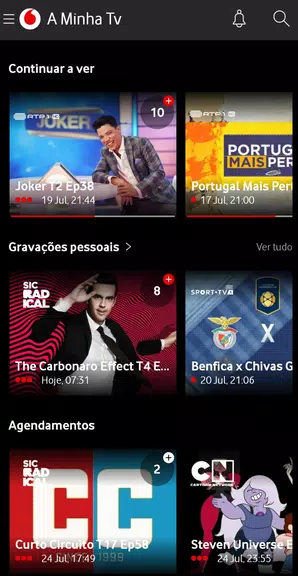 TV Vodafone ภาพหน้าจอ 1