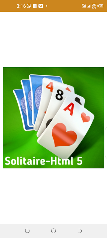 Solitaire Html5 स्क्रीनशॉट 1