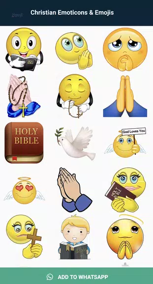 Christian Stickers ဖန်သားပြင်ဓာတ်ပုံ 2