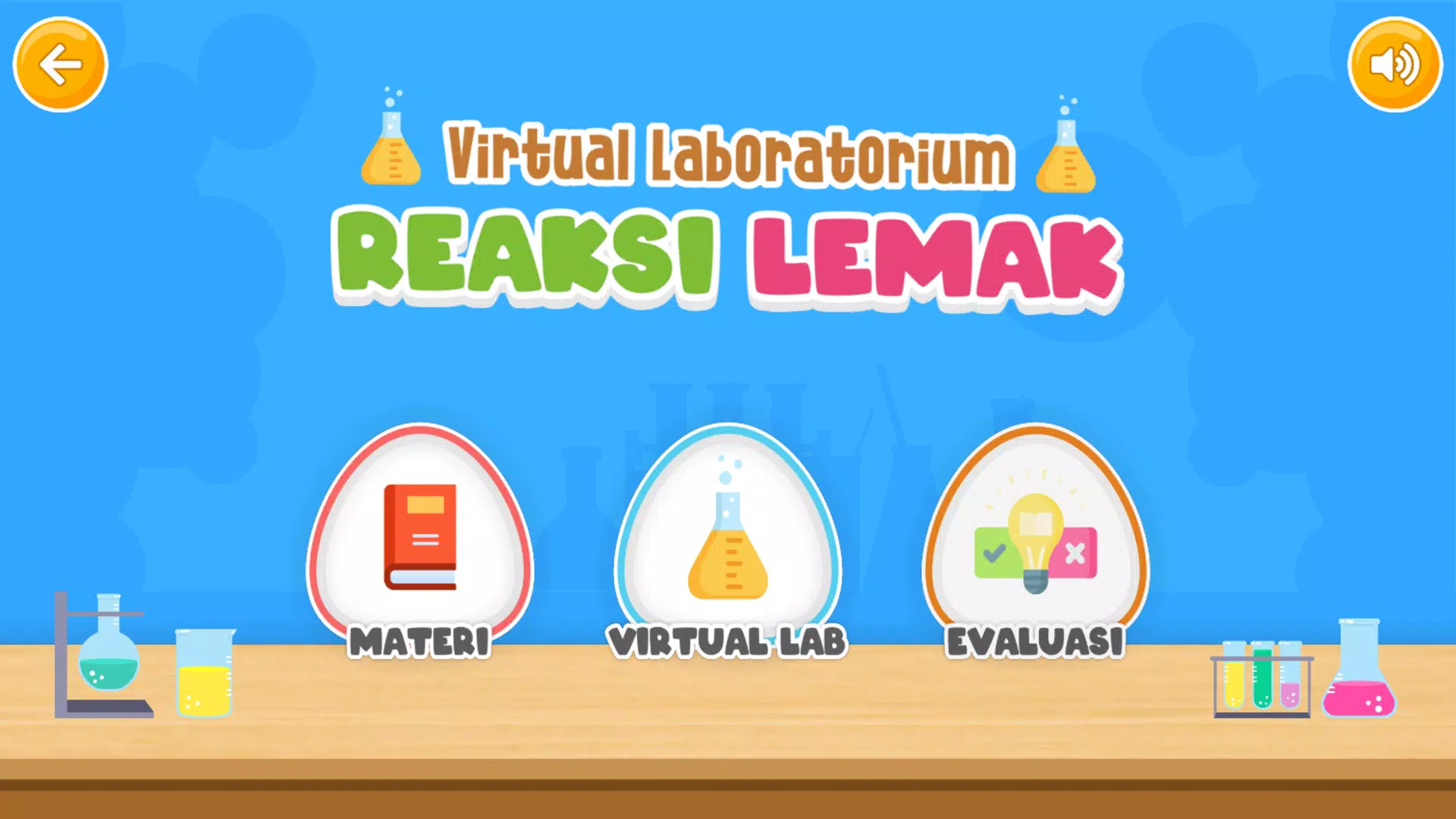 Virtual Lab Reaksi Lemak ဖန်သားပြင်ဓာတ်ပုံ 1