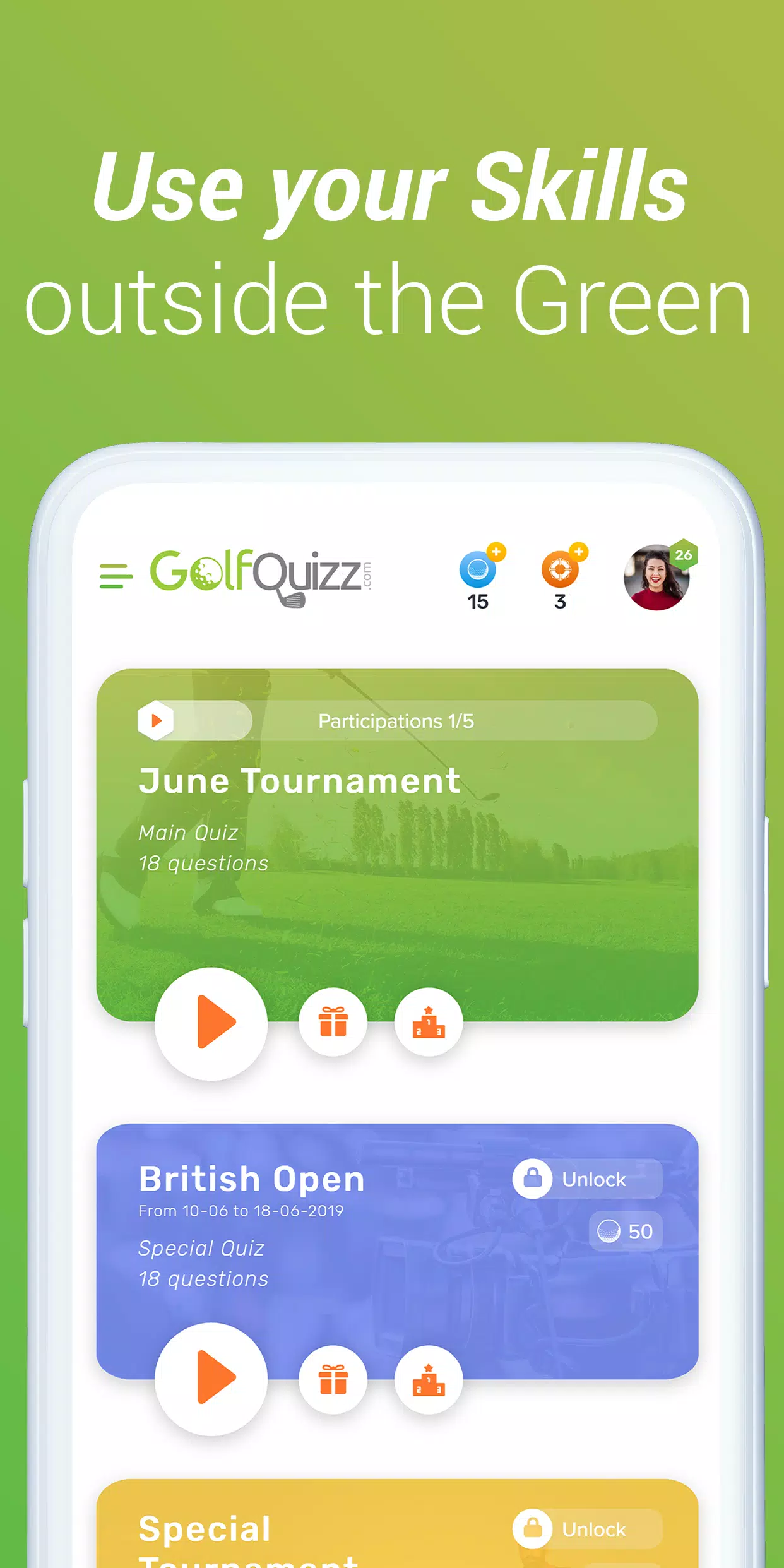 GolfQuizz Zrzut ekranu 3