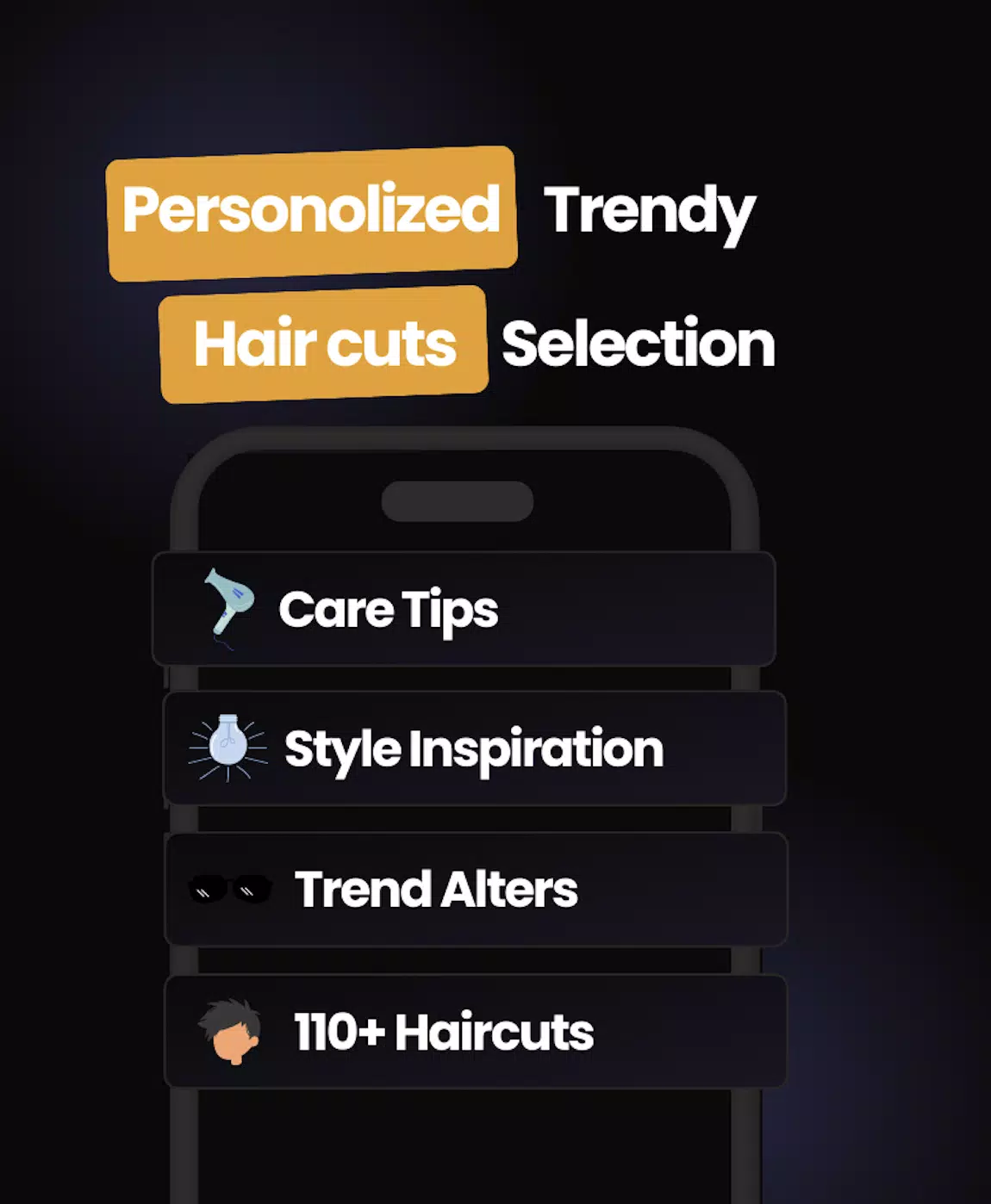 Men's Hair Cuts & Hairstyles Screenshot 2