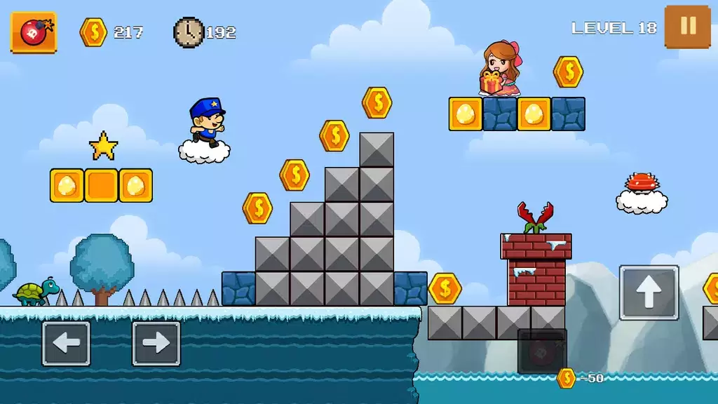 Super Dan's World - Run Game Captura de tela 2