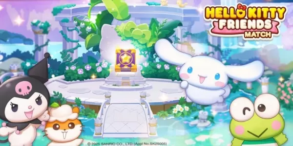 Hello Kitty Friends passt in ausgewählte Regionen für den farbenfrohen Match-3-Spaß, jetzt in der Voranmeldung, in ausgewählte Regionen.