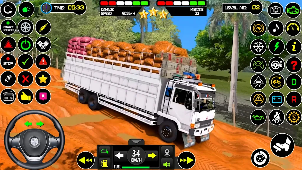 US Mud Truck Transport Game 3D スクリーンショット 0