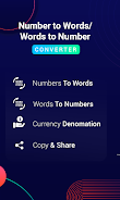 Numbers to Words Converter Screenshot 0