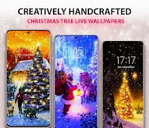 Christmas Tree Live Wallpaper ภาพหน้าจอ 1