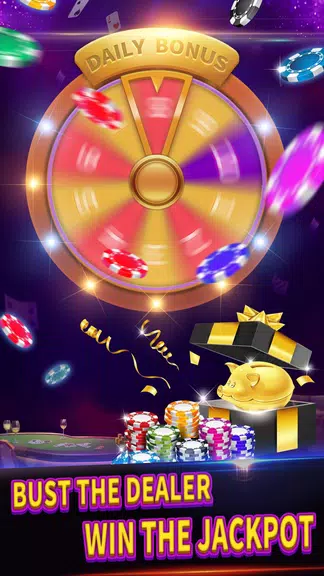 BlackJack 21 lite offline game Ảnh chụp màn hình 2