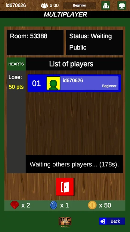 Hearts - classic version Captura de pantalla 3