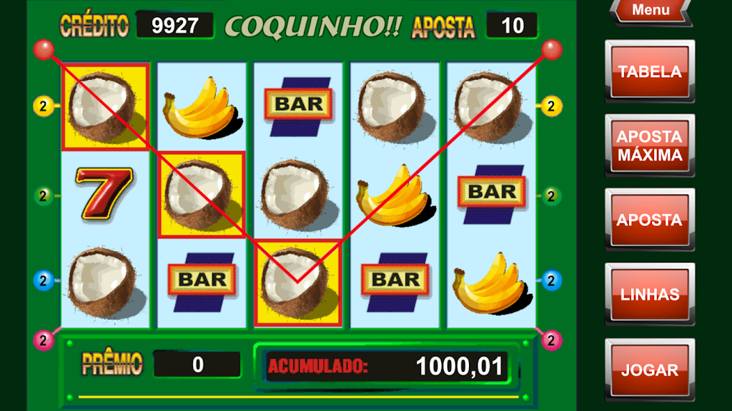 Caça Níquel do Coquinho ဖန်သားပြင်ဓာတ်ပုံ 0