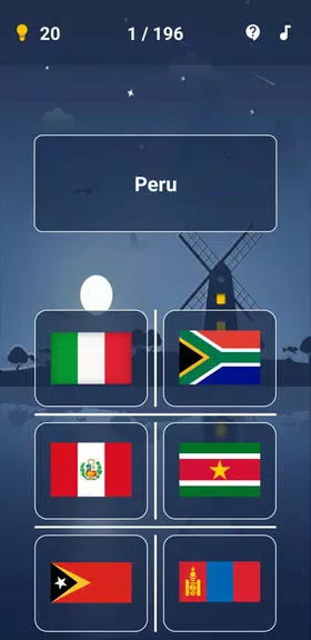 Flag quiz - Country flags Скриншот 2
