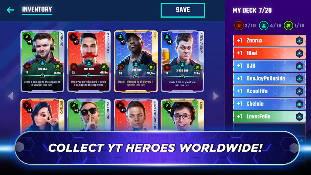 DHeroes: CCG (Trading Cards) スクリーンショット 1