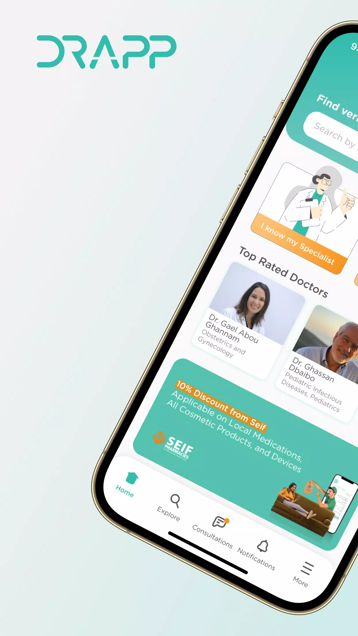 Schermata DRAPP –Telehealth Made Easy 0
