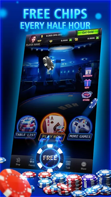 Pocket Poker: Texas Hold'em! 스크린샷 0