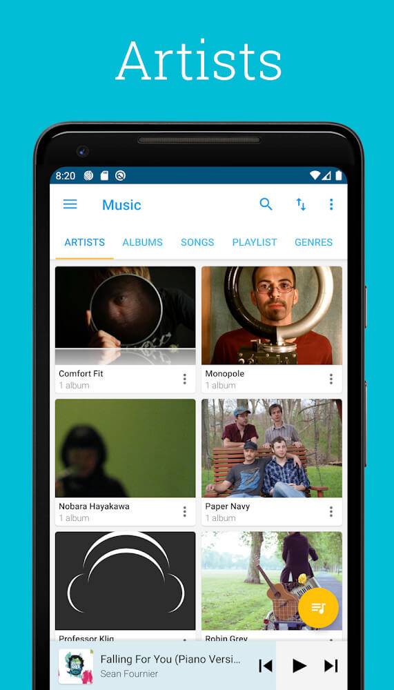 Pixel+ – Music Player Screenshot 1