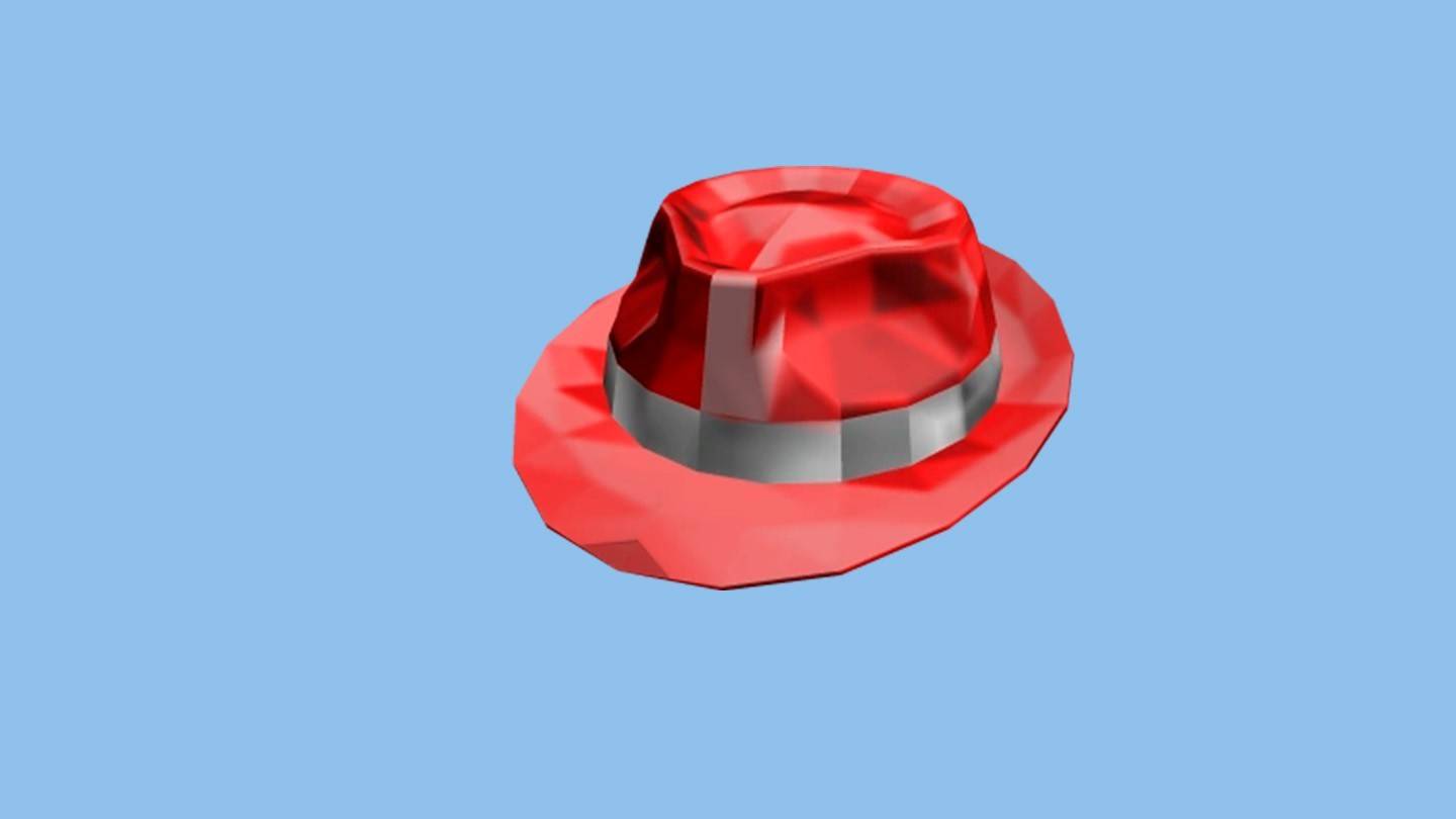 Fedora Masa Berkilau Merah