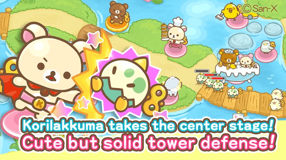 Korilakkuma Tower Defense Ekran Görüntüsü 1