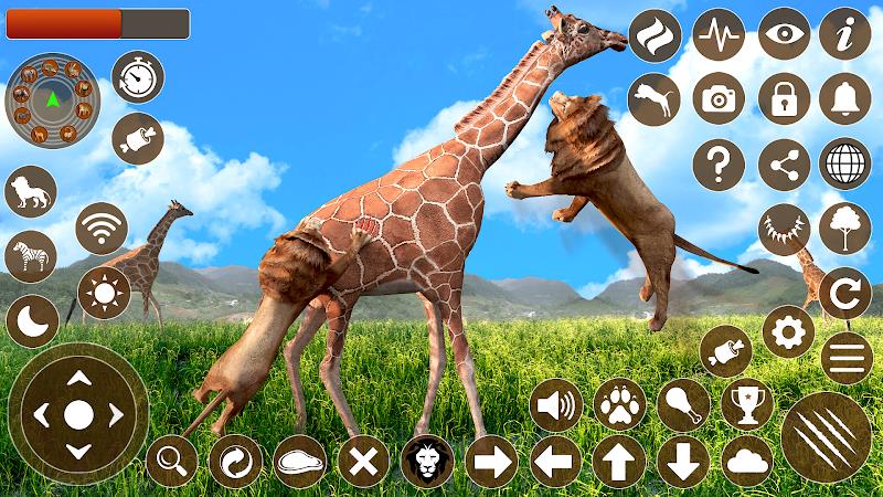 Lion Games 3D Animal Simulator Ekran Görüntüsü 3