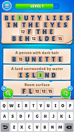 Acrostic Words: Crossword Game Capture d'écran 2