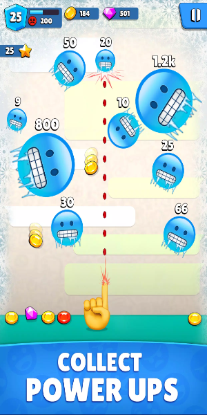 Emoji Ball Blast: Shooter Game Captura de tela 0