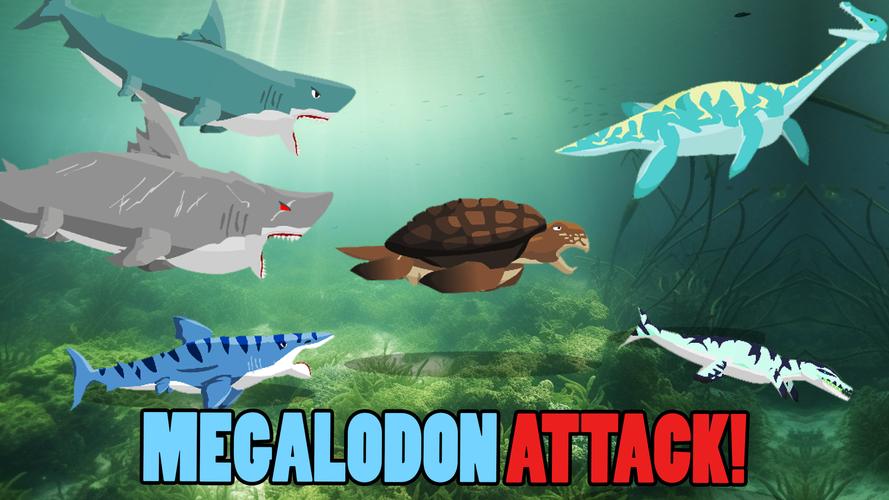 Megalodon Fights Sea Monsters スクリーンショット 0