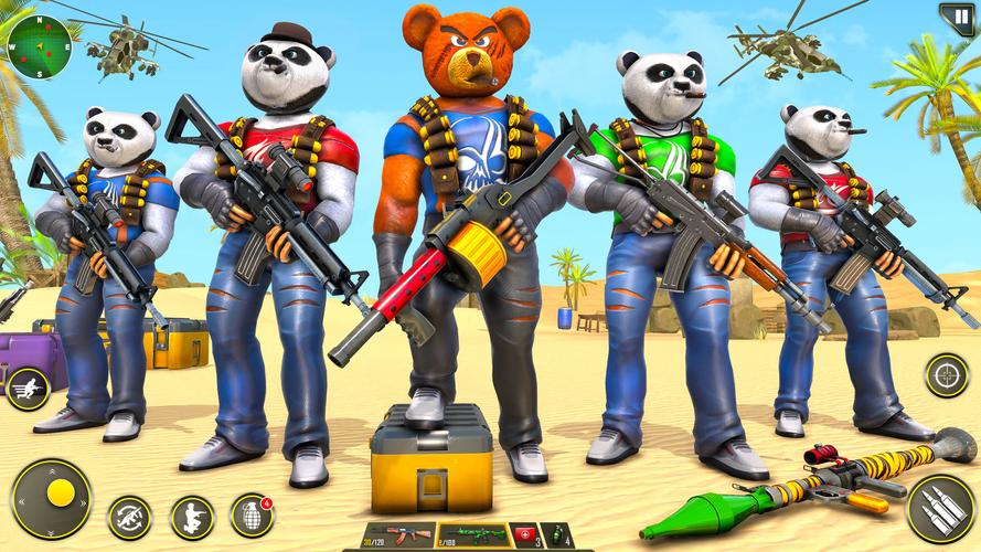 Teddy Bear Gun Shooting Game 스크린샷 0