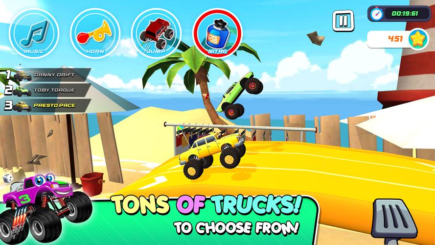 Schermata Monster Trucks Game for Kids 3 1