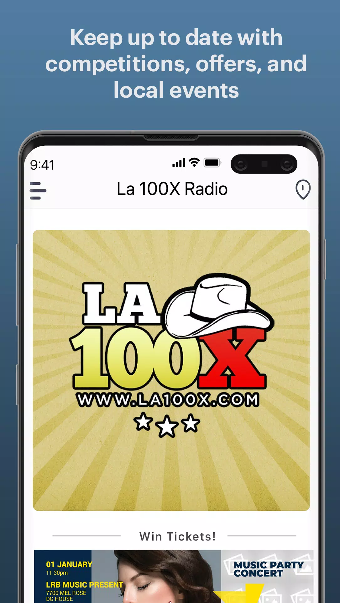 La 100X Radio Screenshot 0