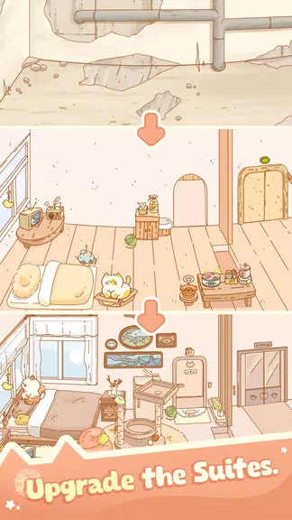 Idle Cat Hotel - Tycoon Games স্ক্রিনশট 2