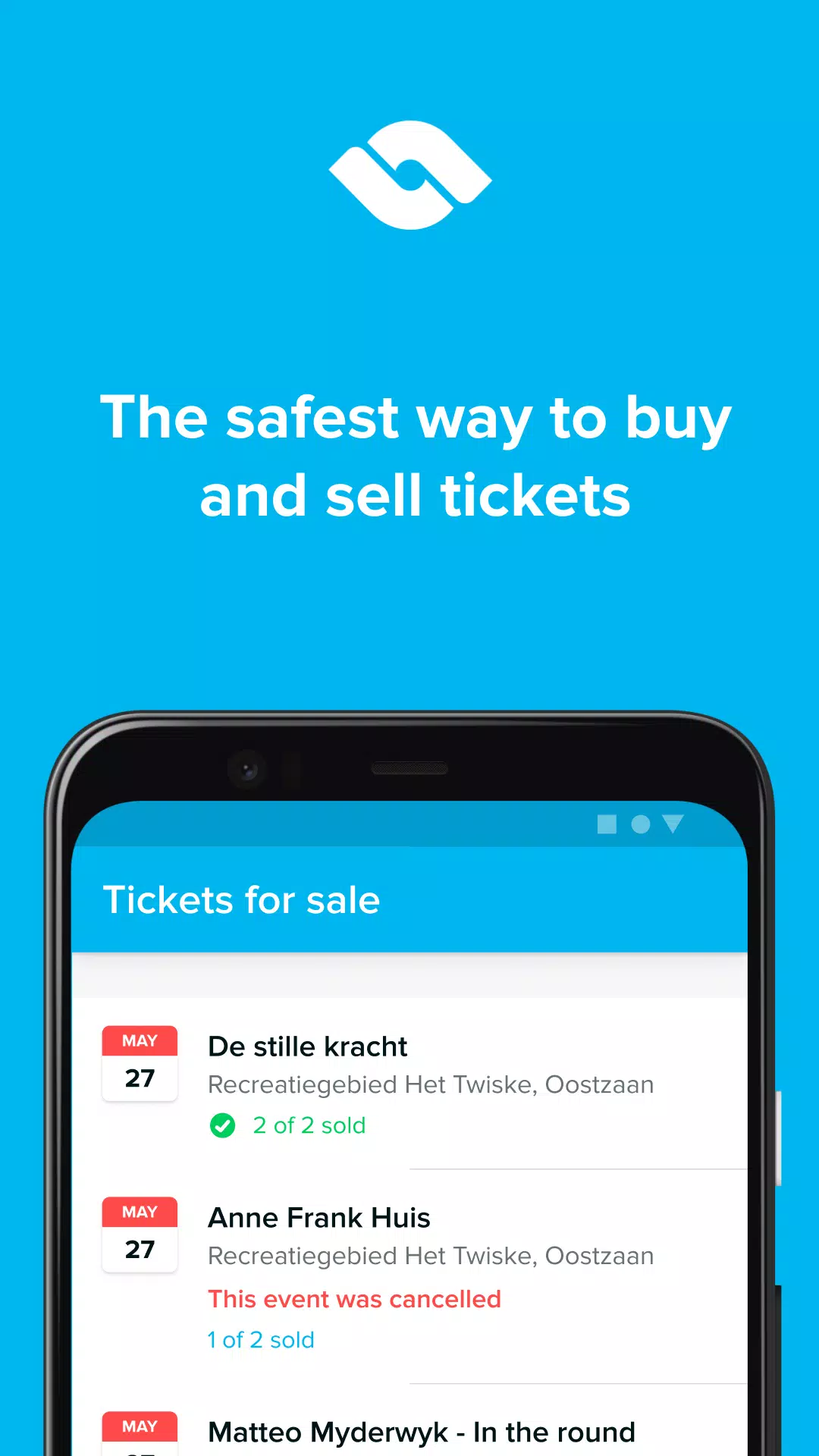 TicketSwap - Buy, Sell Tickets स्क्रीनशॉट 0