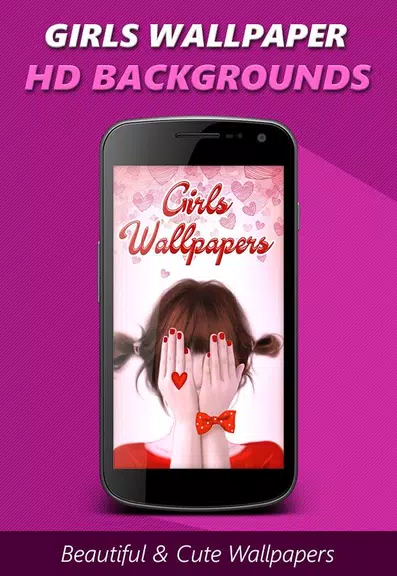 Girls Wallpaper Background Ảnh chụp màn hình 0