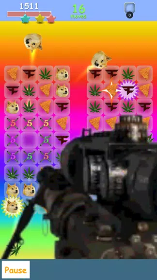 Meme Crush - MLG Kush edition Screenshot 1