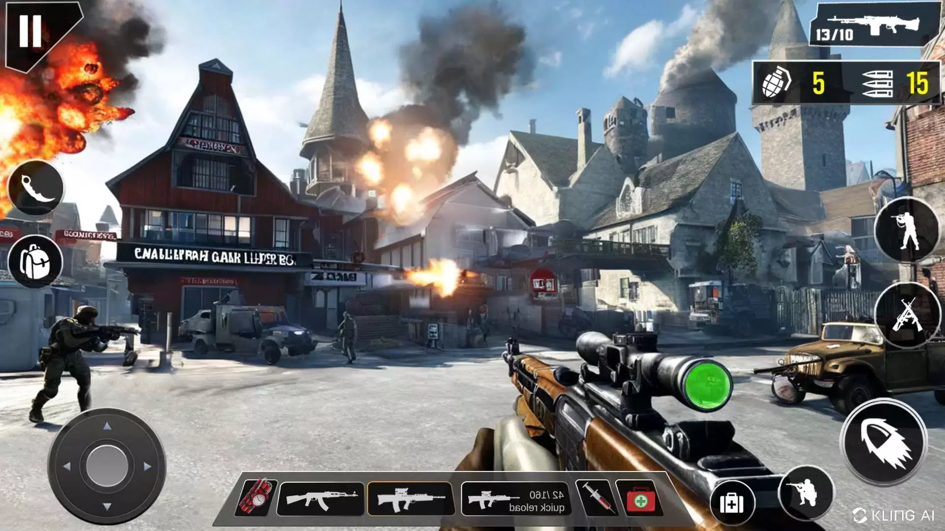 Gun Shooting 3d Shooter Games Zrzut ekranu 3