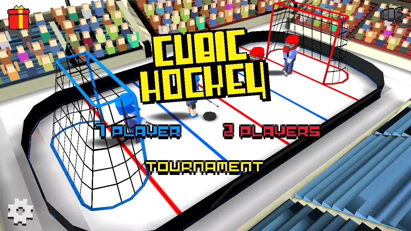 Cubic Hockey 3D ภาพหน้าจอ 0