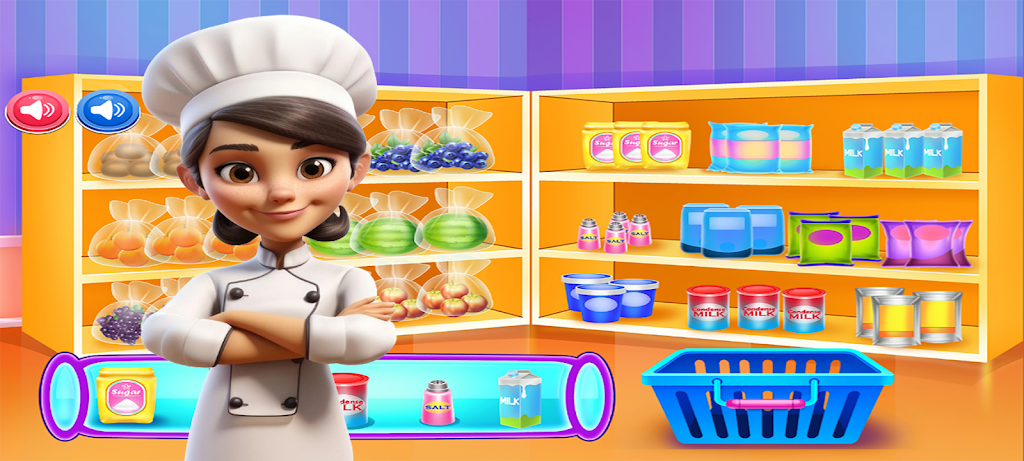 game cooking candy decoration Tangkapan skrin 0