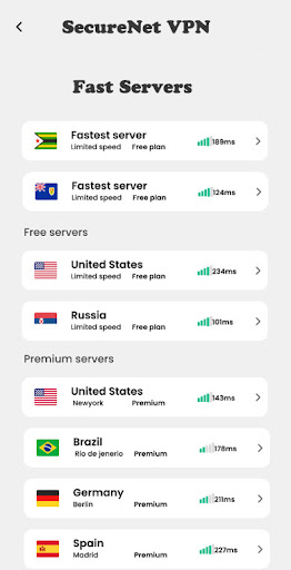 SecureNet VPN: Fast & Secure Скриншот 3