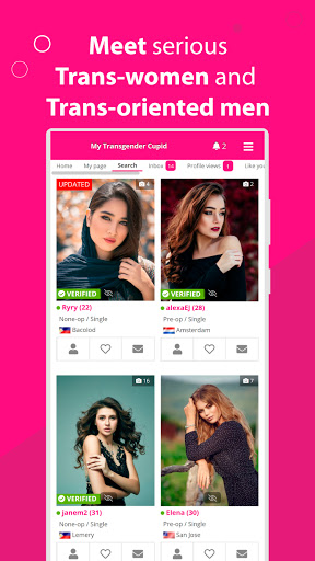 Transgender / TS dating app ဖန်သားပြင်ဓာတ်ပုံ 2