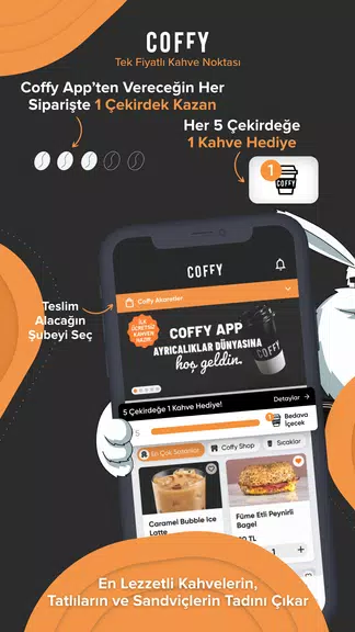 Coffy - Kahve Siparişi Ảnh chụp màn hình 2