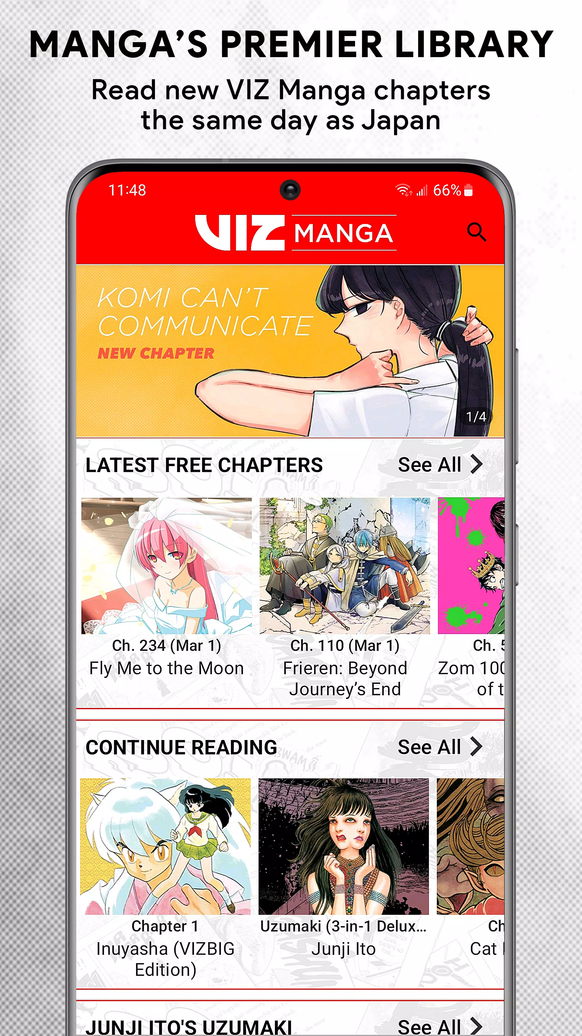 VIZ Manga Ảnh chụp màn hình 0