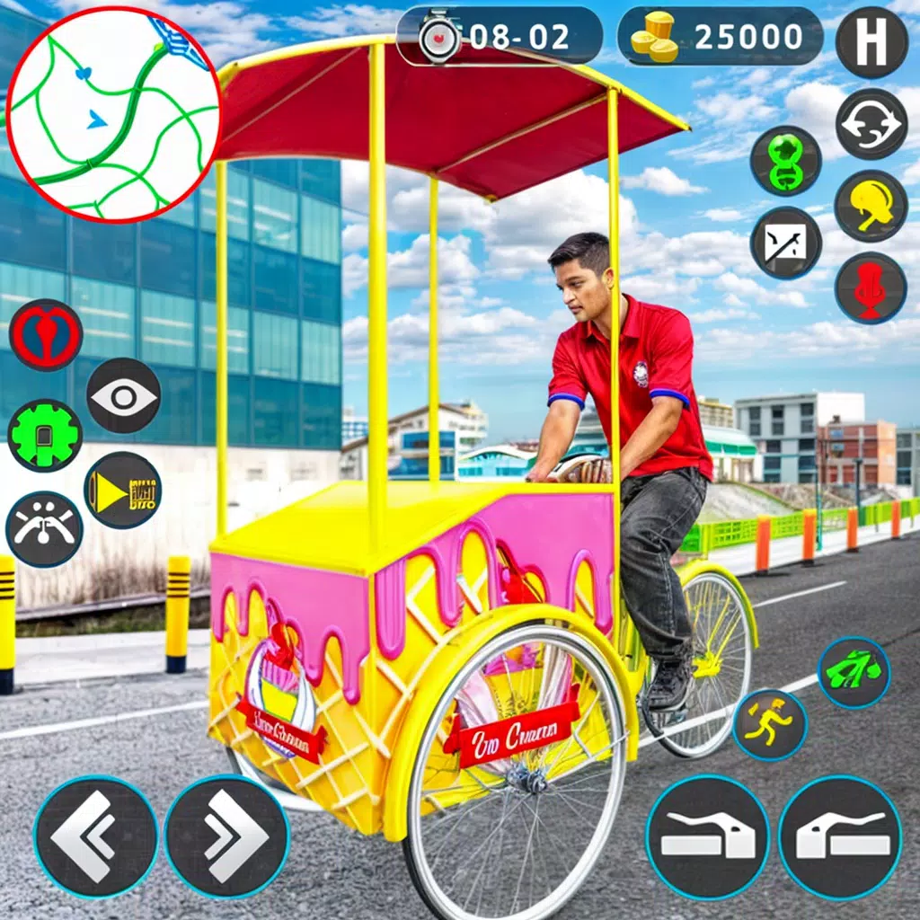City Ice Cream Man Simulator Ekran Görüntüsü 0