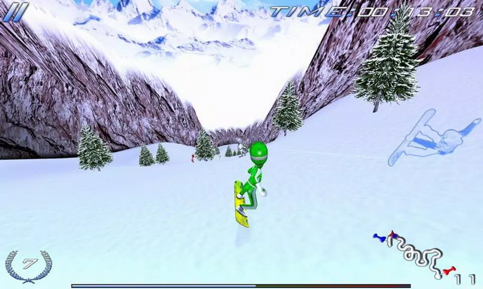 Snowboard Racing Ultimate ภาพหน้าจอ 1