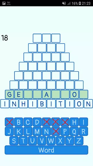 Words Pyramid Schermafbeelding 0