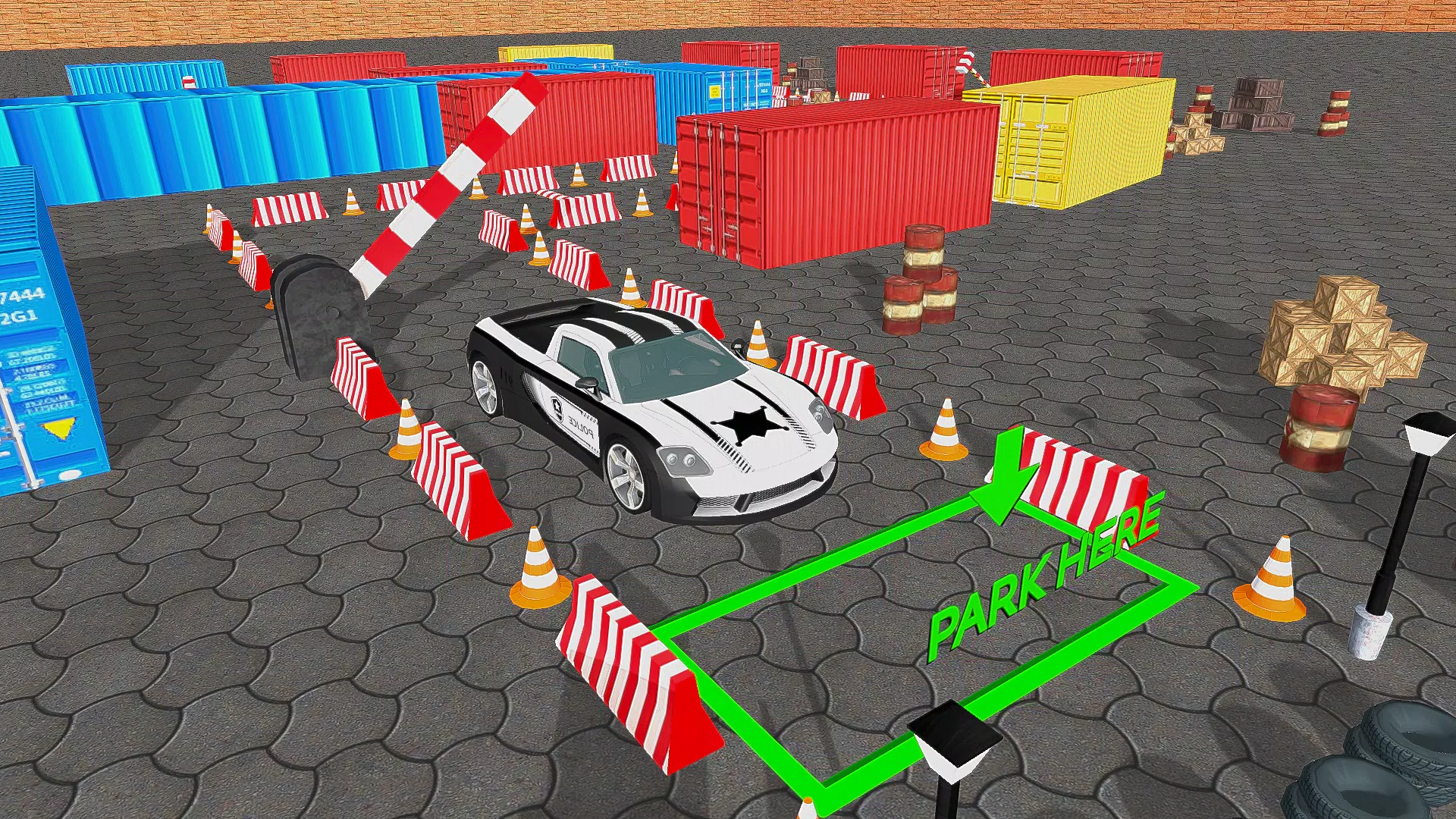 Police Car Parking Car Game 3D Captura de tela 0