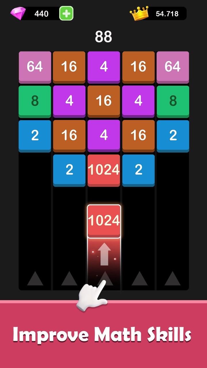 X2 Blocks: 2048 Merge Capture d'écran 1