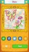 Butterfly Coloring Pages Captura de pantalla 3