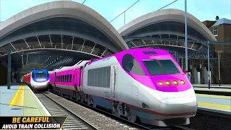 City Train Driving Train Games スクリーンショット 0