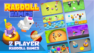 Ragdoll Arena 2 Player ภาพหน้าจอ 0